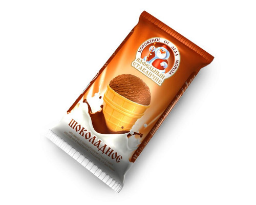 Мороженое ОТ ДЕДА МОРОЗА 70г Шоколадное с ЗМЖ 8%