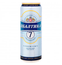 Пиво "Балтика экспортное" №7 0.45л светл.пастериз. 5.4% ж/б 