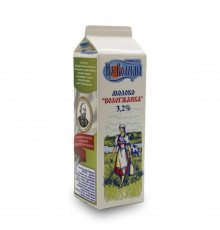 Молоко ВОЛОГЖАНКА пастеризованное 3,2%, без змж, Россия, 970мл