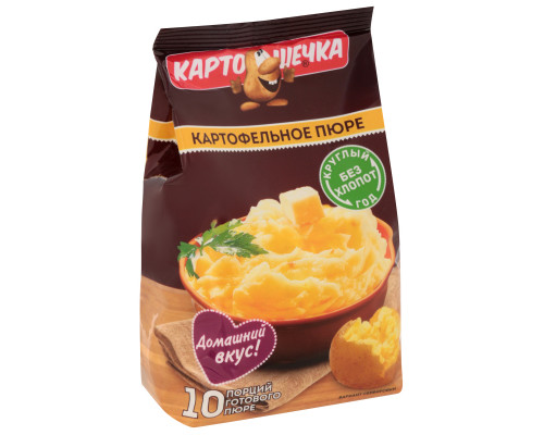 Пюре картофельное КАРТОШЕЧКА быстрого приготовления, Россия, 250г