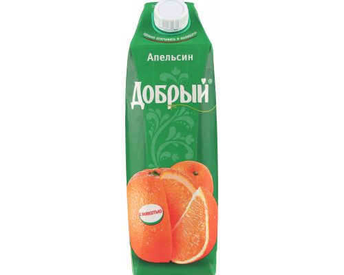 Нектар ДОБРЫЙ Апельсин, Россия, 1л