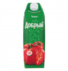 Сок ДОБРЫЙ томатный с солью, Россия, 1л