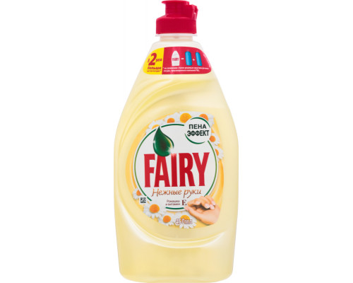 Средство д/мытья посуды "Fairy" 450мл Нежные ручки ромашка и вит.Е