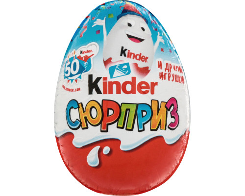 Шоколадное яйцо "Kinder Сюрприз" 20г м/ф