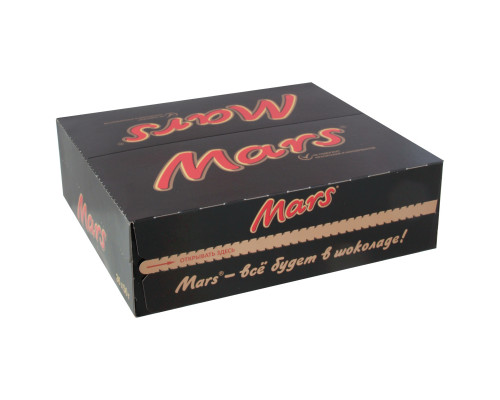 Шок.батончик "Mars" 50г с нугой и карамелью, покрытый молоч.шоколадом м/у 