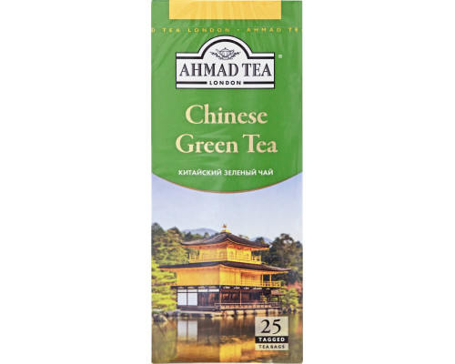 Чай "Ahmad Tea" 45г (25*1,8г) Chinese Green зеленый тв/у