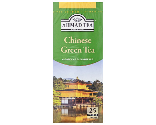 Чай "Ahmad Tea" 45г (25*1,8г) Chinese Green зеленый тв/у