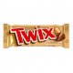 Печенье песочное TWIX с карамелью, покрытое молочным шоколадом, Россия, 55г (2*27,5г) 