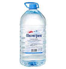 Вода минеральная питьевая ПИЛИГРИМ столовая негазированная, Россия, 5 л