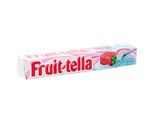 Конфеты жевательная FRUIT-TELLA со вкусом клубники и йогурта, Россия, 41г