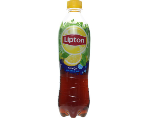 Напиток ЛИПТОН холодный чай со вкусом лимона, Россия, 0,5 л