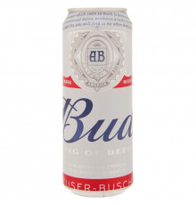 Пиво "Бад" 0.45л светлое пастер. 5% ал/б 