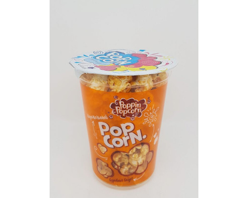 Попкорн "Poppin Popcorn" 35г карамель зерна воз.кукурузные 