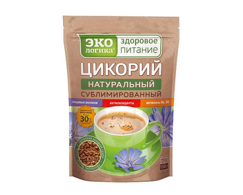 Цикорий ЭКОЛОГИКА натуральный растворимый сублимированный, Россия, 75г 