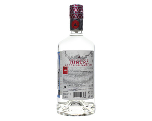 Водка "Тундра Сев.Брусника. Водка Крайнего Севера" 0.5л 40% 