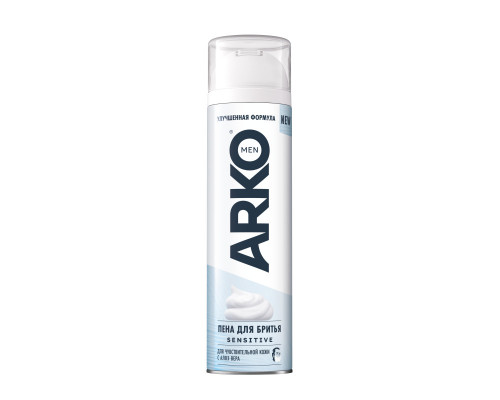 Пена для бритья ARKO Men Sensitive, Турция, 200мл