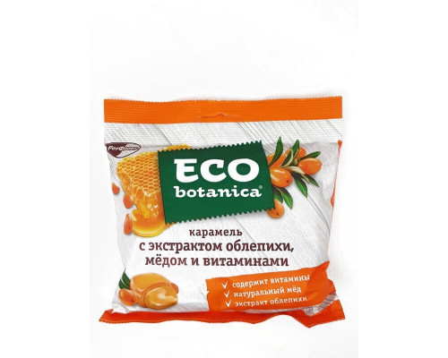 Карамель "Eco-botanica" 150г облепиха,мед,витамины м/у 