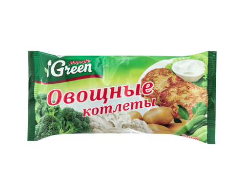 Котлеты "Морозко Green" 150г овощные 2 шт. п/ф замор.м/у 