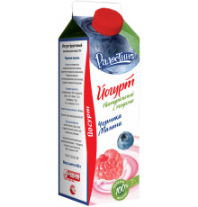 Йогурт питьевой РАДОСТИНО черника-малина 2%, без змж, Россия, 450г
