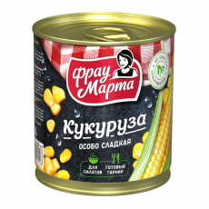Кукуруза ФРАУ МАРТА Особо сладкая, сахарная, Россия, 310г