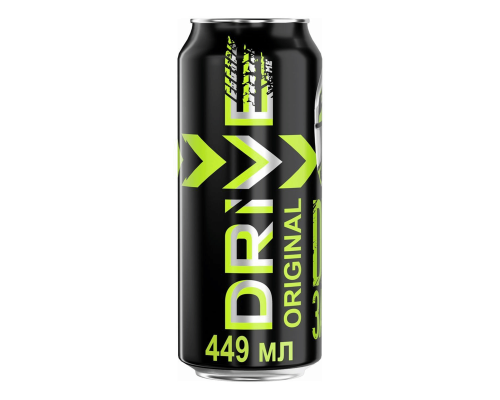 Напиток DRIVE Me Original энергетик, газированный, Россия, 0,449 л
