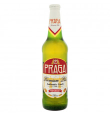 Пиво "Прага Премиум Пилс" 0.5л светлое 4,7% ст/б