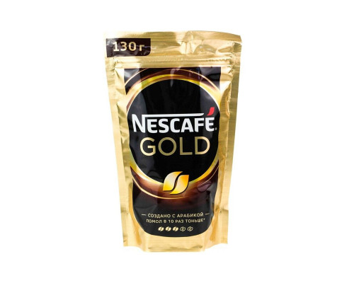 Кофе NESCAFE Gold  растворимый, Россия, 130 г 