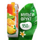 Напиток сывороточно-молочный МАЖИТЕЛЬ мультифрукт, без змж, Россия, 896мл