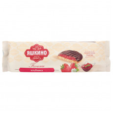 Печенье ЯШКИНО сдобное Клубника, Россия, 137г