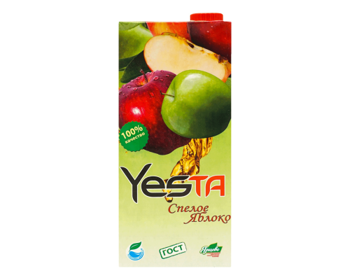 Напиток сокосодержащий YESTA Спелое яблоко, Россия, 0,95л