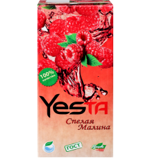 Напиток YESTA Спелая малина, сокосодержащий, Россия, 0,95 л 