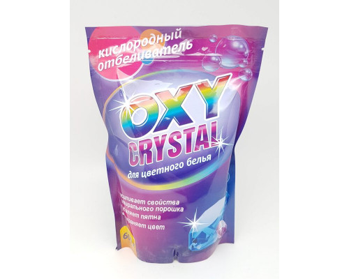 Средство пятновыводное "Oxy Crystal" 600г для цв.белья м/у 