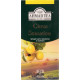 Чай "Ahmad Tea" 45г(25*1,8г) чёрн.байх.лист.мелк.лимон,лайм