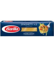 Макаронные изделия BARILLA Spaghetti n.5 из твердых сортов пшеницы, группа А, высший сорт, Россия, 450г