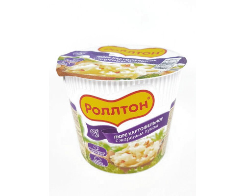 Пюре картофельное РОЛЛТОН с жареным луком, Россия, 40г