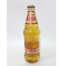 Пиво "Балтика - 7 Мягкое" 0.44л светлое 4.7% ст/б