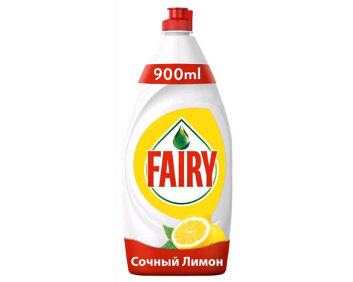 Средство для мытья посуды "Fairy" 900мл Сочный лимон пл/б