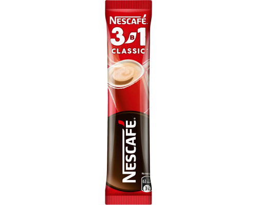 Кофейный напиток NESCAFE 3в1, Классический раствормый, 14,5 г 