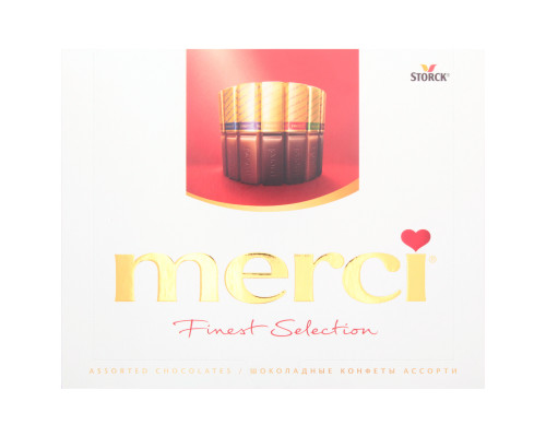 Набор конфет "Merci" 250г Finest Selection ассорти (8 видов) тв/у