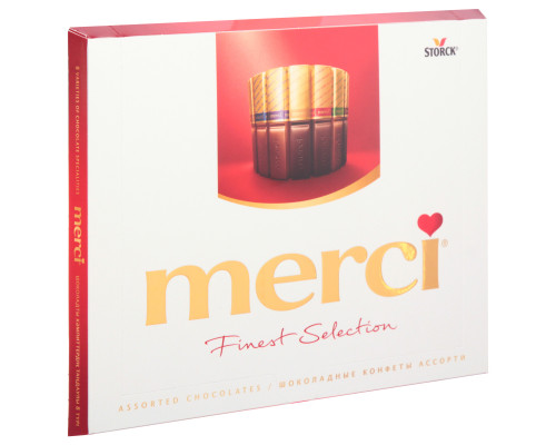 Набор конфет "Merci" 250г Finest Selection ассорти (8 видов) тв/у