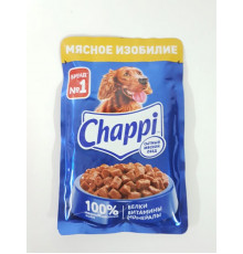 Корм "Chappi" 85г для взр.собак Сытный мяс.обед.Мяс.изобилие