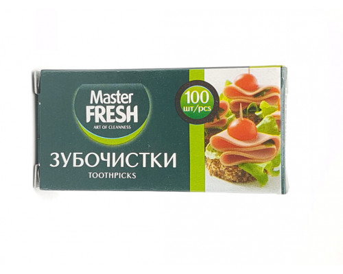 Зубочистки "Master Fresh" 100шт ООО "ПТФ Ника"