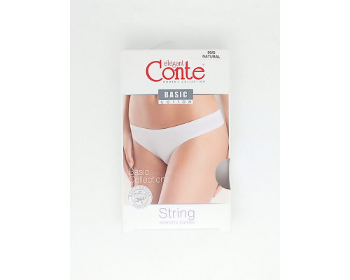 Трусы женские "Conte" Natural String LST 2000 90/S