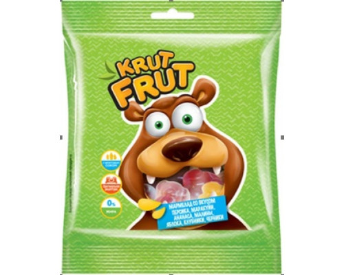 Мармелад жевательный KRUT FRUT Озорные мишки, Россия, 30г