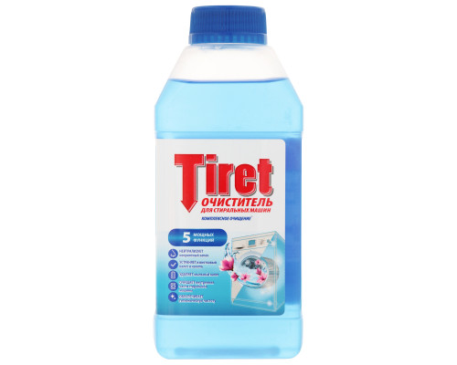 Очиститель "Tiret" 250мл для стиральных машин пл/б 