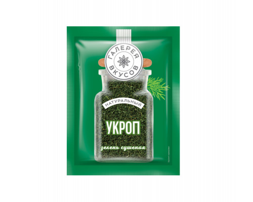 Укроп ГАЛЕРЕЯ ВКУСОВ сушеный, Россия, 7г