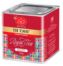 Чай ТИ ТЭНГ Королевский черный, байховый, цейлонский, мелколистный, Шри-Ланка, 100 г
