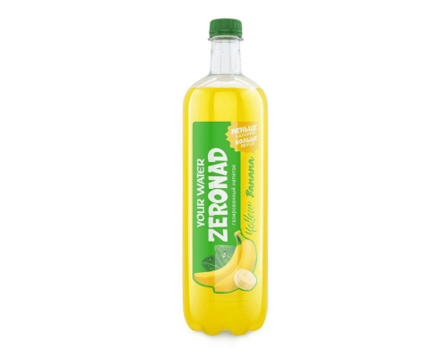 Напиток безалкогольный ZERONAD Банан, газированный, Беларусь, 1л