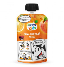 Пюре фруктово-овощное ФрутоKIDS Оранжевый микс, с 6 месяцев, Россия, 90г