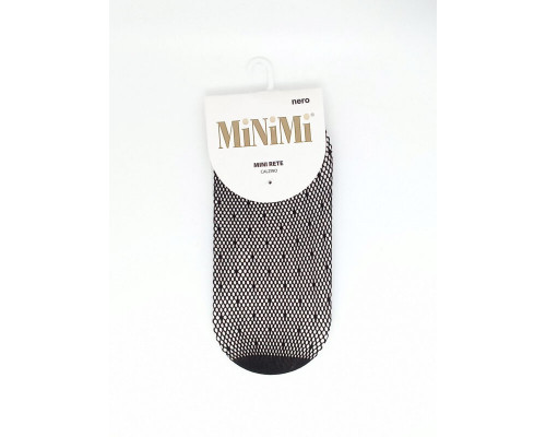 Носки"MiNiMi"Rete Pois 1Р Черный единый размер в сеточку